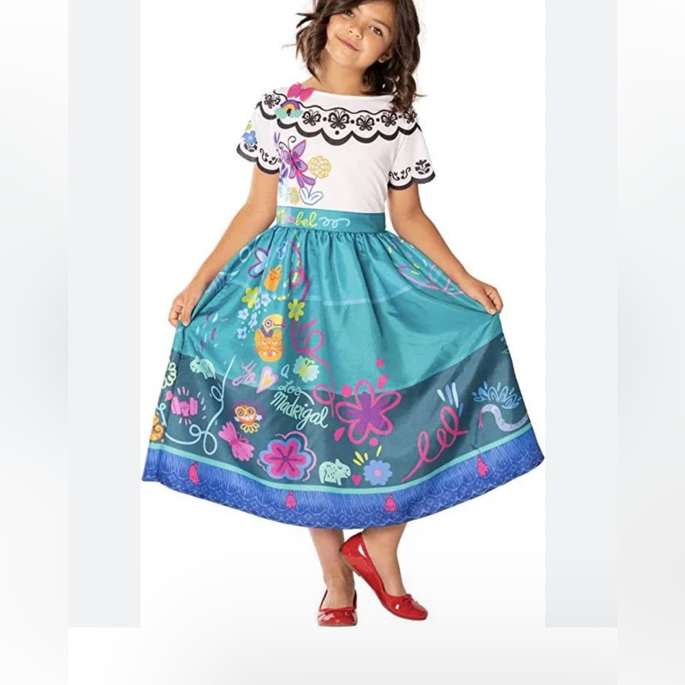 Disney Girls Mirabel Madrigal Costume Size 7/8